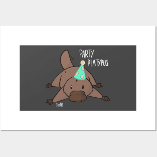 Party Platypus Posters and Art